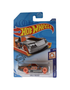 Camión Circular Hot Wheels Track Stars 1:64 Plata/Naranja