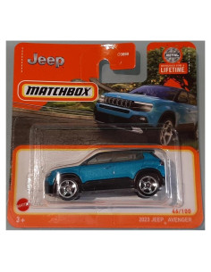 Auto a Escala Matchbox Jeep Avenger 2024 Azul Metalflake