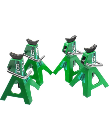 4 Soportes de Juguete RC Vgoohobby Metal Simulación Verde