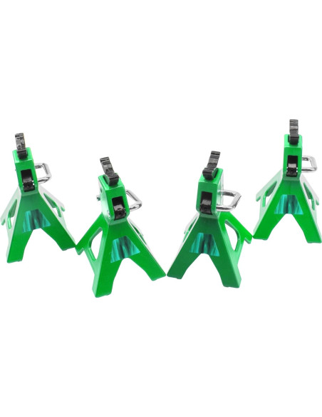 4 Soportes de Juguete RC Vgoohobby Metal Simulación Verde