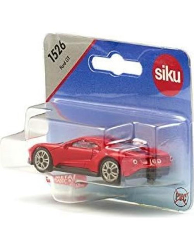 Siku 1526 Ford GT Clásico Deportivo Metal Rojo 7.7cm