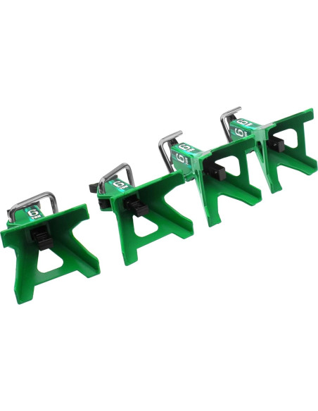 4 Soportes de Juguete RC Vgoohobby Metal Simulación Verde