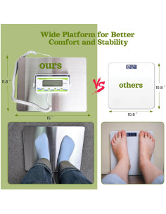 Báscula Médica Digital ScaleBelly 440LB - Extra Ancha 200kg 2