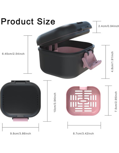 Taza para Dentaduras BVN con Filtro y Almacenamiento Mejorado