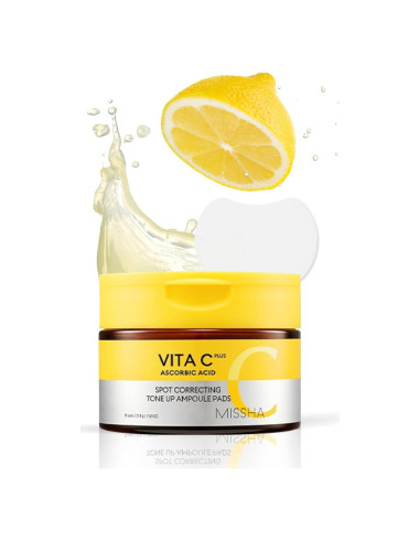 Discos Exfoliantes Missha Vita C - 80 unidades, Hidratantes