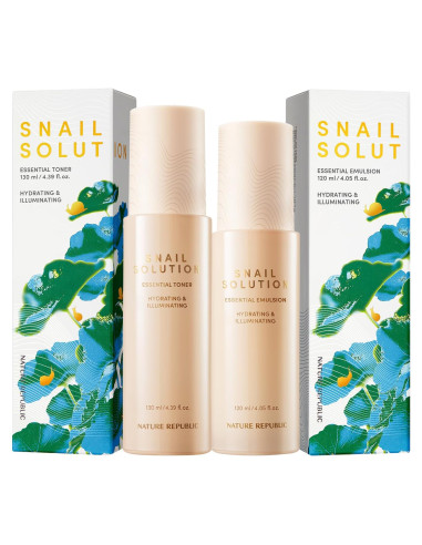 Conjunto de Cuidado Facial Nature Republic - Mucina de Caracol y Niacinamida