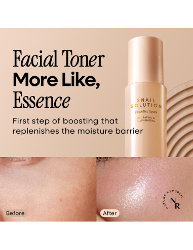 Conjunto de Cuidado Facial Nature Republic - Mucina de Caracol y Niacinamida