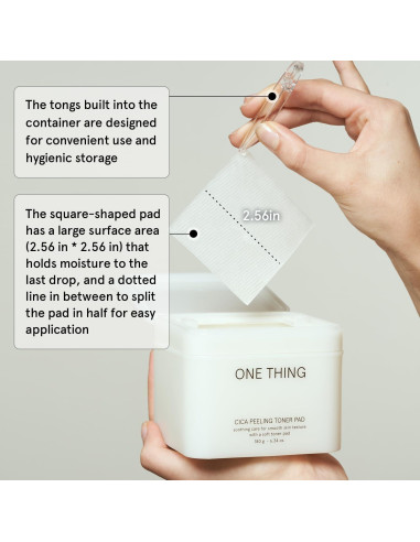 ONE THING Almohadillas de Tónico Facial Veganas 180 g