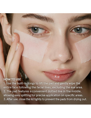 ONE THING Almohadillas de Tónico Facial Veganas 180 g