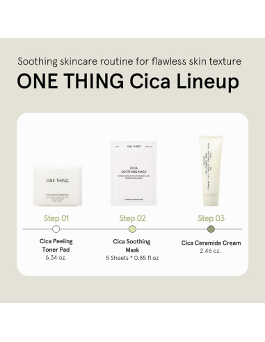 ONE THING Almohadillas de Tónico Facial Veganas 180 g