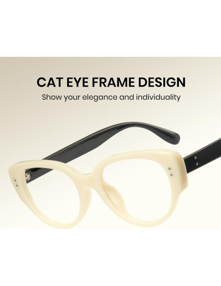 Gafas de luz azul Cyxus Cat Eye para mujeres, protección UV Gafas de luz azul Cyxus Cat Eye para mujeres, protección UV