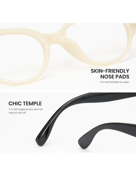 Gafas de luz azul Cyxus Cat Eye para mujeres, protección UV Gafas de luz azul Cyxus Cat Eye para mujeres, protección UV