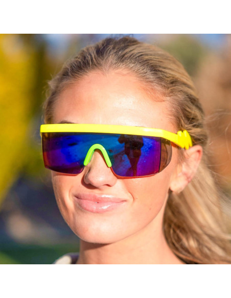 Gafas de Sol Retro ShadyVEU Espejadas UV400 Unisex Amarillo Gafas de Sol Retro ShadyVEU Espejadas UV400 Unisex Amarillo