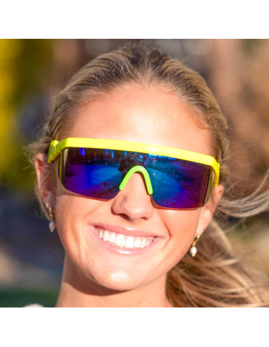 Gafas de Sol Retro ShadyVEU Espejadas UV400 Unisex Amarillo