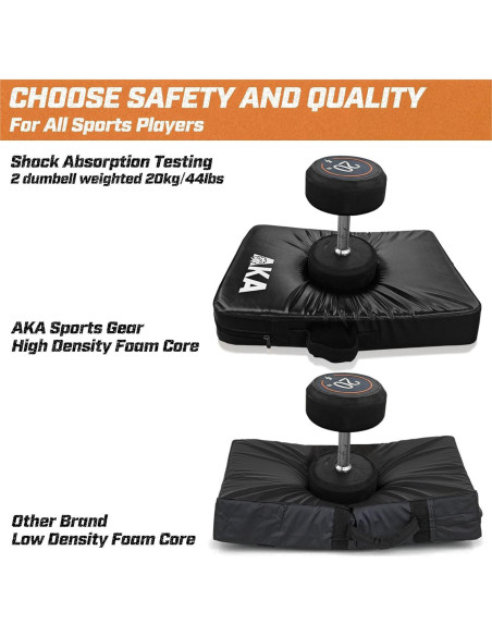 Pad de Bloqueo AKABIKE para Fútbol y Artes Marciales 61x41cm Pad de Bloqueo AKABIKE para Fútbol y Artes Marciales 61x41cm