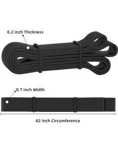 Bandas de Resistencia WSAKOUE WLKB-01 9-20 kg Negro 2