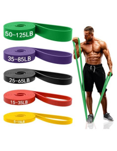 Bandas de Resistencia WERJOURU 4 Piezas para Dominadas