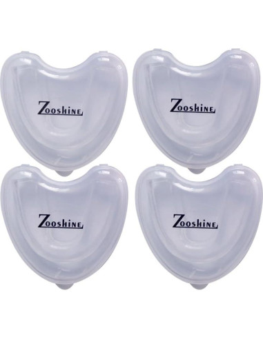 4 Protectores Bucales Moldeables Zooshine Chroma para Deportes