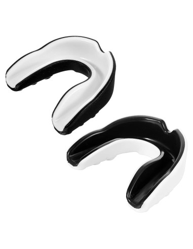 Protector Bucal Deportivo Gjinxi para Frenos - 2 Pcs Negro y Blanco