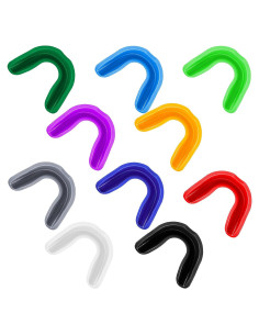 Protector Bucal Deportivo BBTO 20 Pcs Tamaño L Colores Brillantes