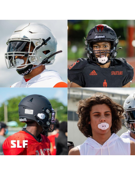 Protector Bucal Deportivo SLEEFS Juvenil Blanco - Sin Hervir