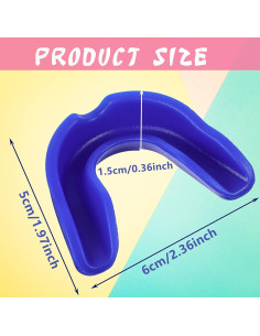 Protector Bucal Deportivo BBTO 20 Pcs Tamaño L Colores Brillantes 2