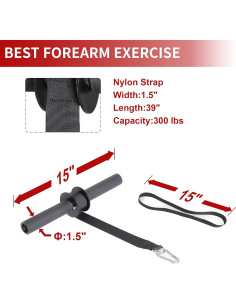 Muñequera y Blaster SYL Fitness para Fortalecimiento de Antebrazo 2