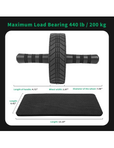 Rueda de Abdominales AGREJO - Entrenamiento de Fuerza 226.8 kg 2