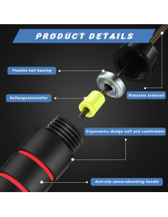 Cuerda de Salto Ajustable Junkin con Rodamientos y Mango de Espuma 2