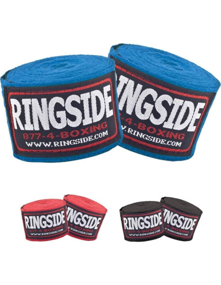 Envolturas de Mano Ringside de Algodón Extra Largas 5.08m