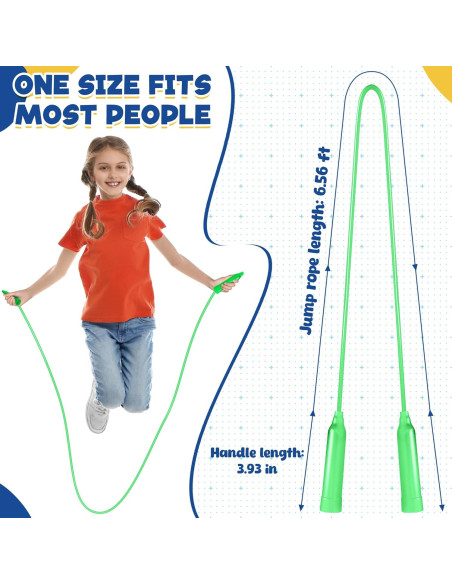 Cuerdas de Saltar ZATAYE 2m Multicolor Paquete de 24