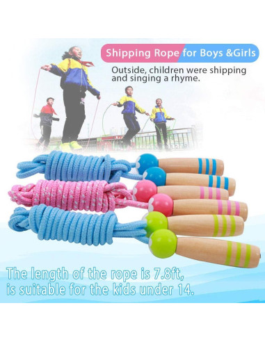 Cuerda de Saltar Ajustable ACEONE para Niños 2.6m Verde