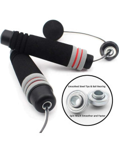 Cuerda de Salto con Peso y Sin Cable Precision Print Labs 2