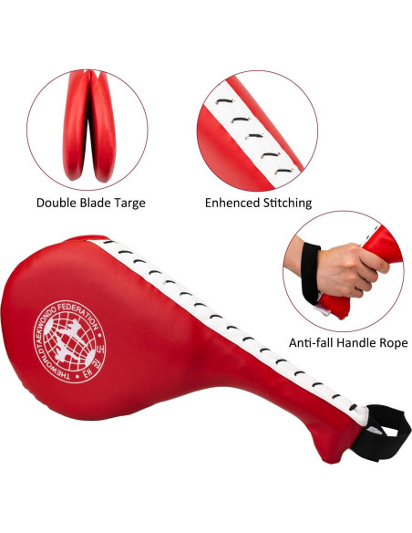 Almohadillas de Patada Nicunom 2 Piezas 38x19cm Karate Taekwondo