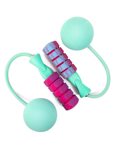 Cuerda de Saltar APLUGTEK con Peso y Sin Enredos - Verde