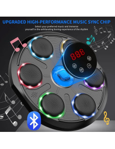 Máquina de Boxeo Musical Beauyist 2025 con Guantes y Bluetooth 2