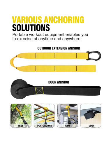 Kit de Entrenamiento de Resistencia TUKTOBE - 5 Piezas para Casa