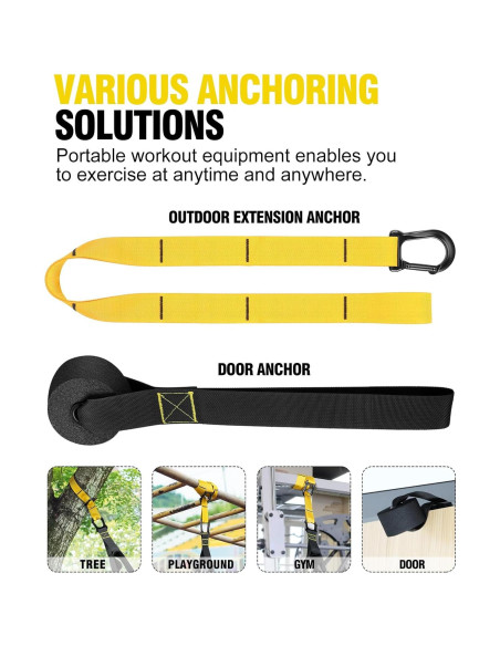 Kit de Entrenamiento de Resistencia TUKTOBE - 5 Piezas para Casa