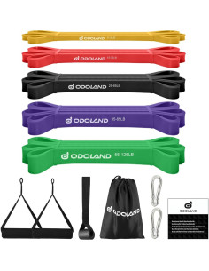 Conjunto de 5 Bandas de Resistencia Odoland para Ejercicio 2