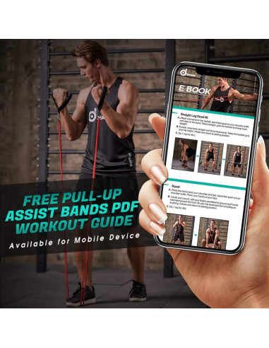 Conjunto de 5 Bandas de Resistencia Odoland para Ejercicio