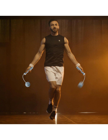 Cuerda de Salto Sin Cable BURNCALO con Peso - Fitness y Ejercicio