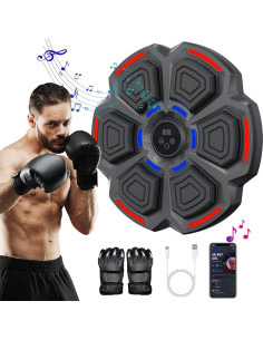 Máquina de Boxeo Musical TGHIJKK MBT-06 para Entrenamiento en Casa 2