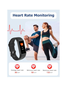 Rastreador de Fitness Cloudpoem S3 Monitor Cardíaco IP68 2