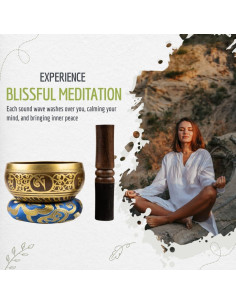 Juego de Cuencos Cantores Tibetanos Wish Well - 10.16 cm 2