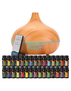 Difusor de Aroma SACATR 550ml con 30 Aceites Esenciales