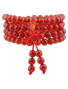 Pulsera y Collar de Cuentas Mala TUMBEELLUWA 108 Cuentas 6mm