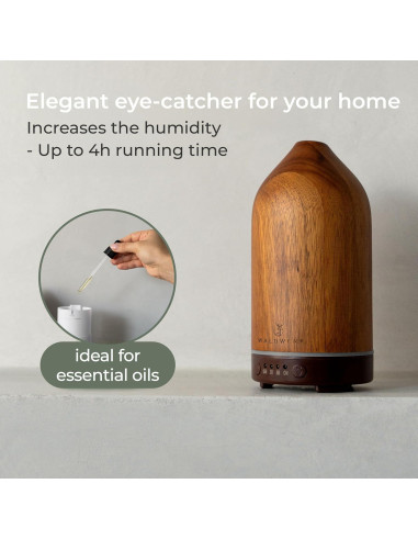 Difusor de Aceite WALDWERK 100ml Madera de Acacia Silencioso