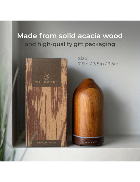 Difusor de Aceite WALDWERK 100ml Madera de Acacia Silencioso