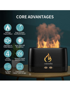 Difusor de Aceite Esencial HOMDIS FD200-BLK-3-HOD 250ml 2