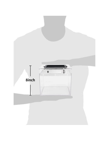 Mini Terrario para Reptiles Crecimiento de Reptiles 20.32 cm